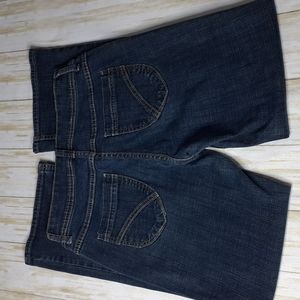 Riders by Lee Bootcut Blue Jeans Tummy Control Size 8 Petite 130T429